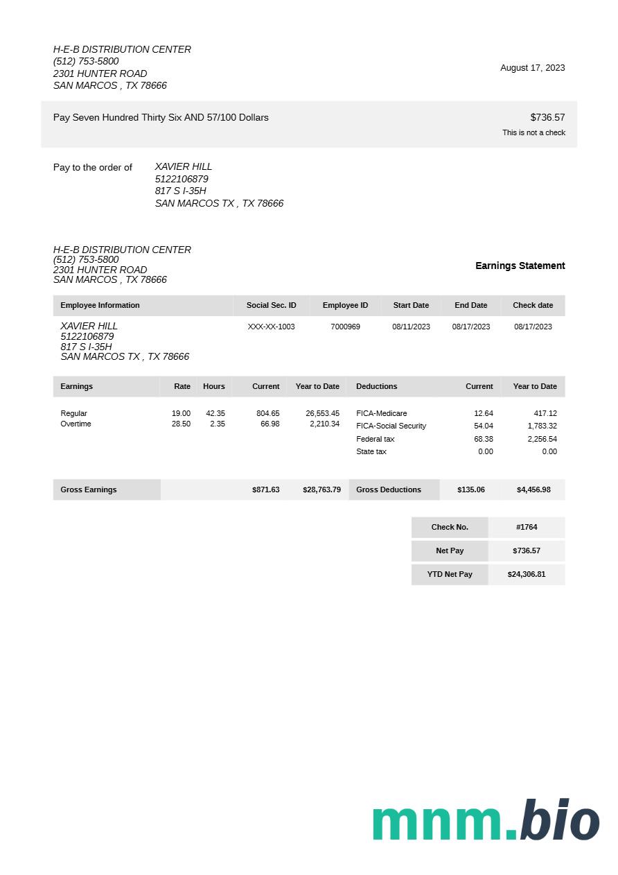 Szablon h-E-B Distribution Center w formatach Word i PDF, 3